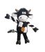 Cow dog toy 38cm black/white House Of Paws-1