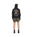 Veste femme en twill  avec print, broderie dos et fil lurex Endless Vondutch-5