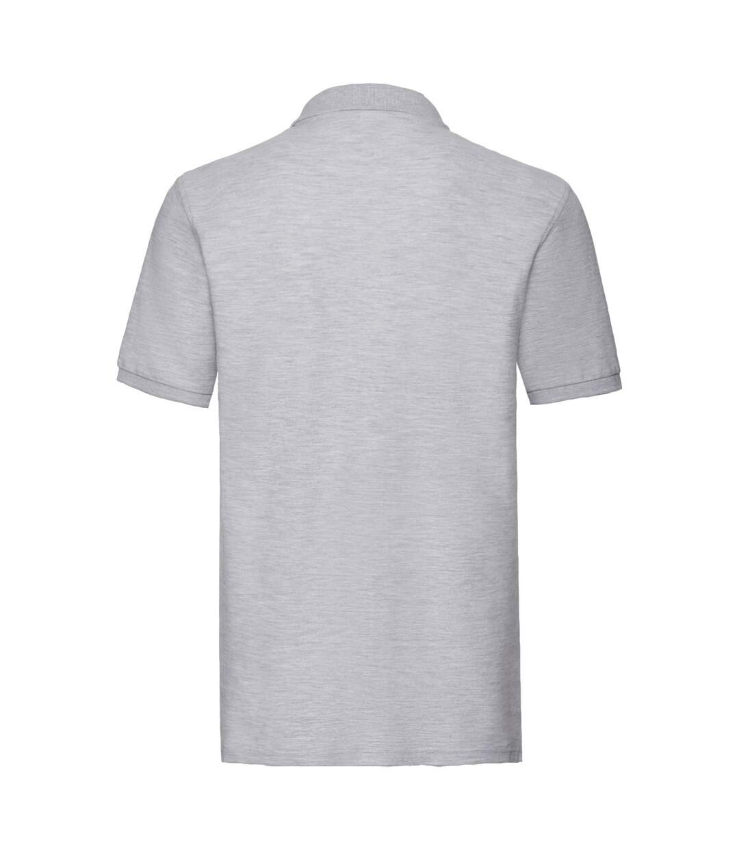 Polo Premium Homme Gris Chiné Fruit Of The Loom-2