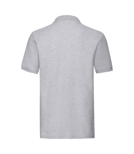 Polo Premium Homme Gris Chiné Fruit Of The Loom