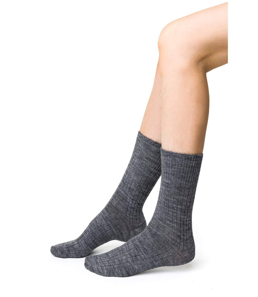 Steven - 1 Paire Femme Chaussettes Alpaga Laine Hiver Trekking-2