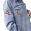 Veste Jeans femme Sally Used Bleu Vondutch-2