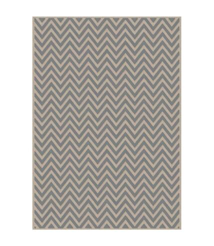 Tapis salon et chambre tissé en viscose motif géométrique CHEVROL