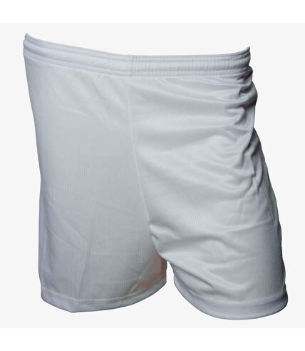 Precision Unisex Adult Micro-Stripe Football Shorts (White)