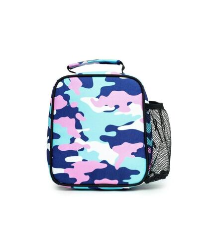 Hype Evie Camo Lunch Bag (Pink/Sky Blue/Navy) (One Size) - UTHY3697
