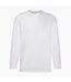 Fruit of the Loom Mens Valueweight Long-Sleeved T-Shirt (White)