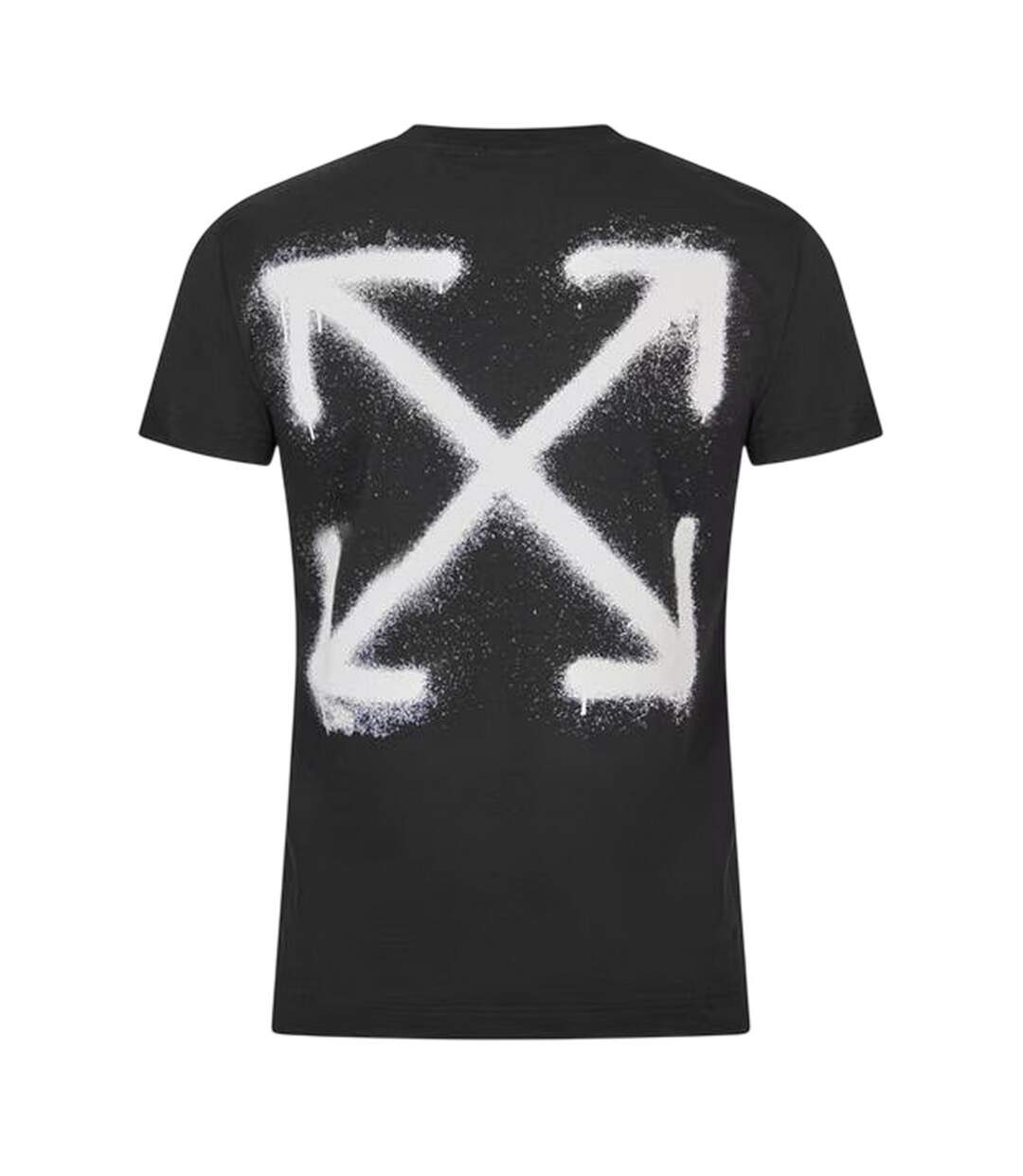 Mens Off Logo Short-sleeved T-shirt Black Off White-3