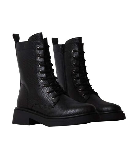 Bottines à Lacets et Zip Super Mode