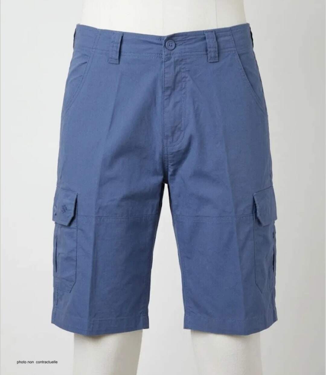 Bermuda WINCHESTER ISLAND2 uni en coton : le short chic et confortable pour vos journées ensoleillées-3