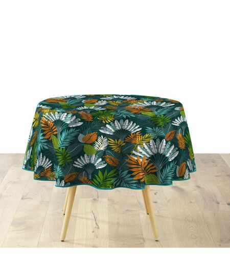Nappe Ronde Imprimé Panazio 160cm Vert