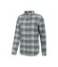 Womens/ladies Balsam Brushed Flannel Longline Shirt Dark Green Mountain Warehouse-3