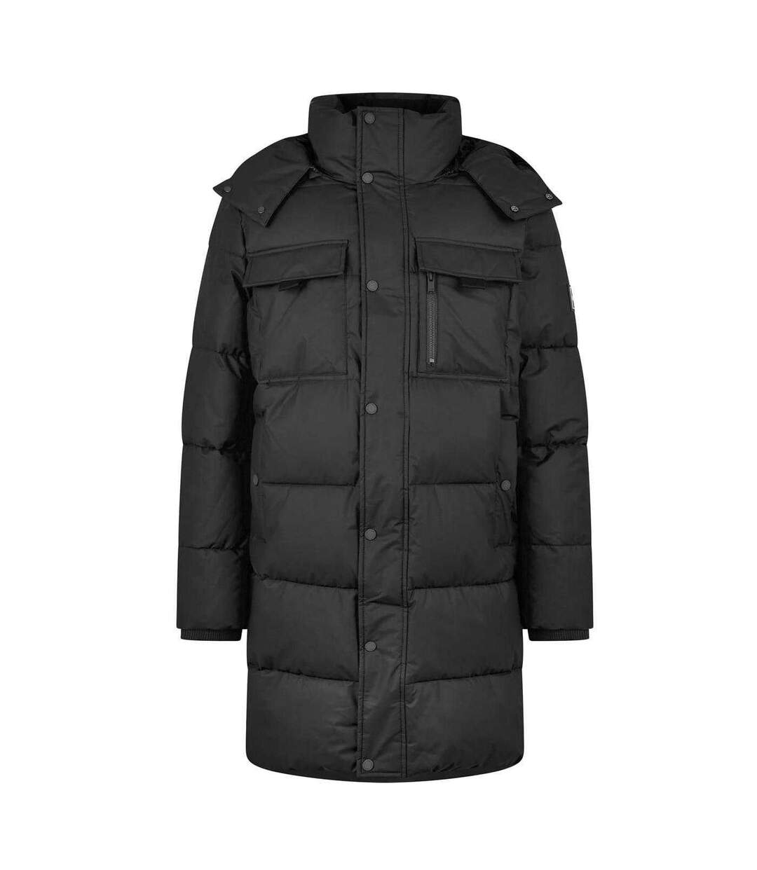 Mens Padded Puffer Jacket Black Jack Wills-2