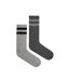 Chaussettes Motif/style Rayures Contrastées Homme Gris Calvin Klein-2