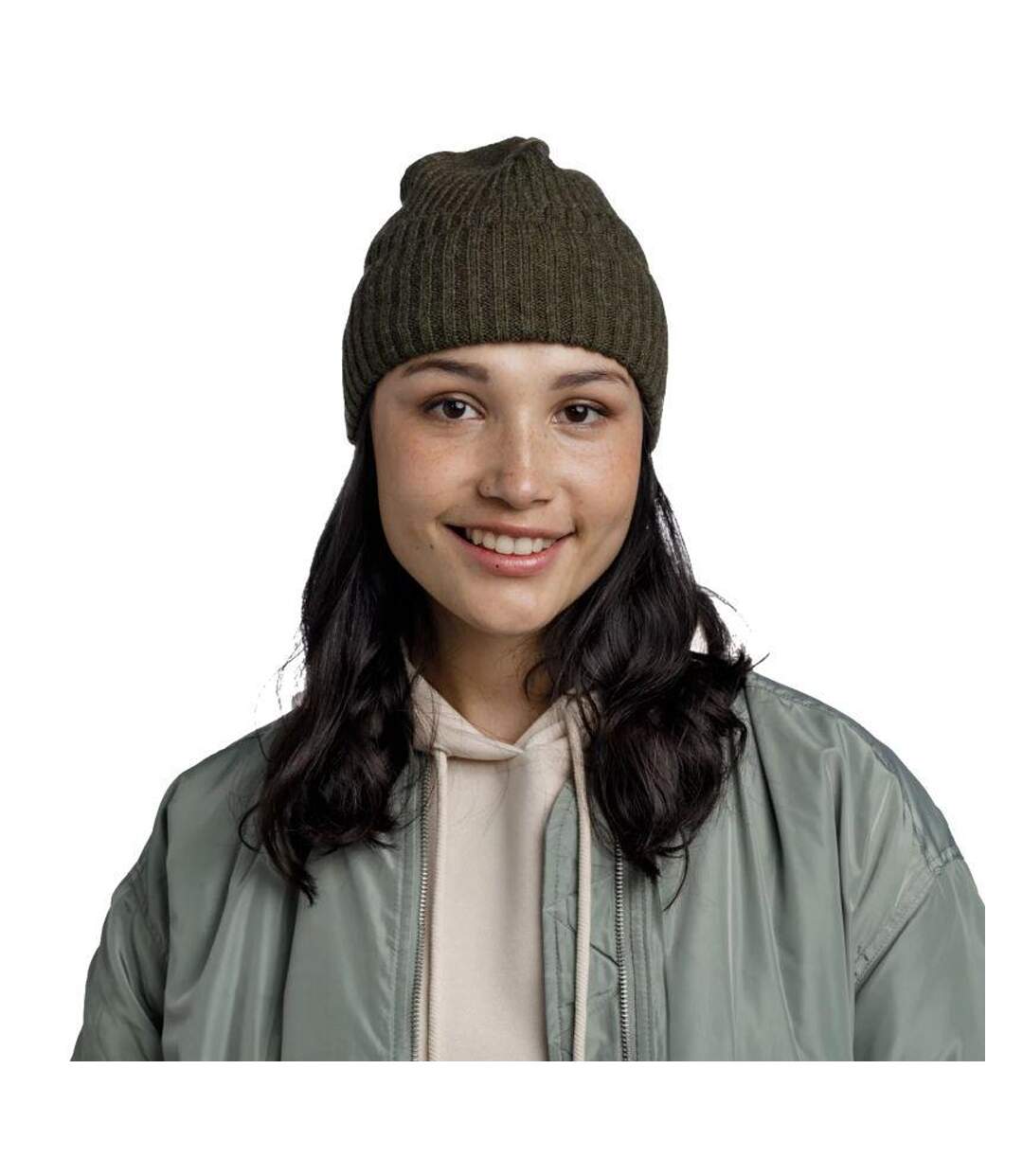 Bonnet Renso Femme Vert Buff-1
