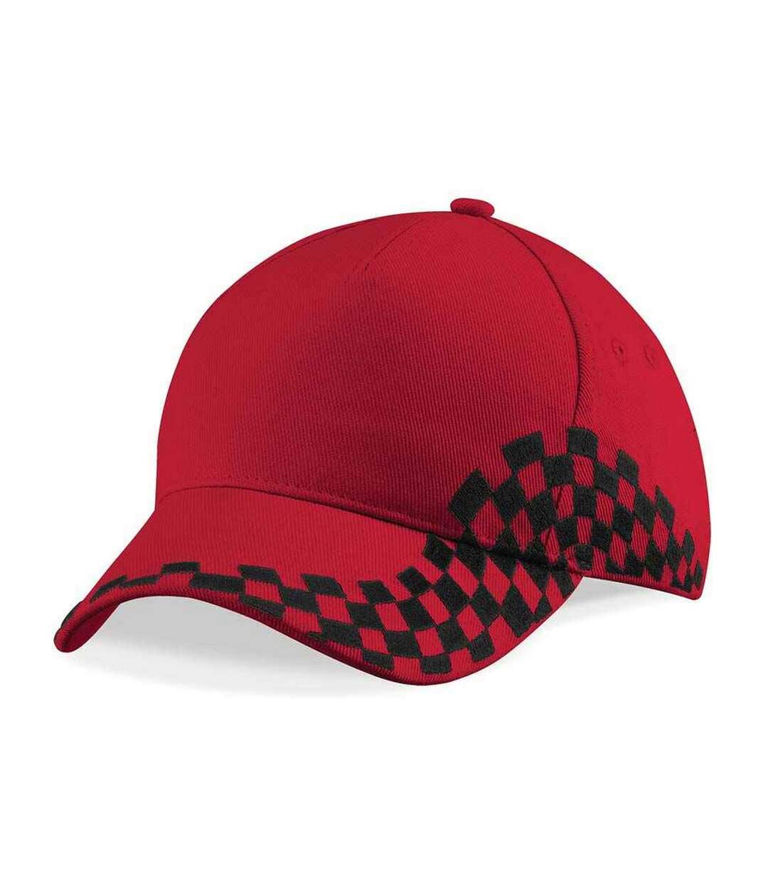 Casquette de baseball grand prix adulte rouge classique Beechfield-2