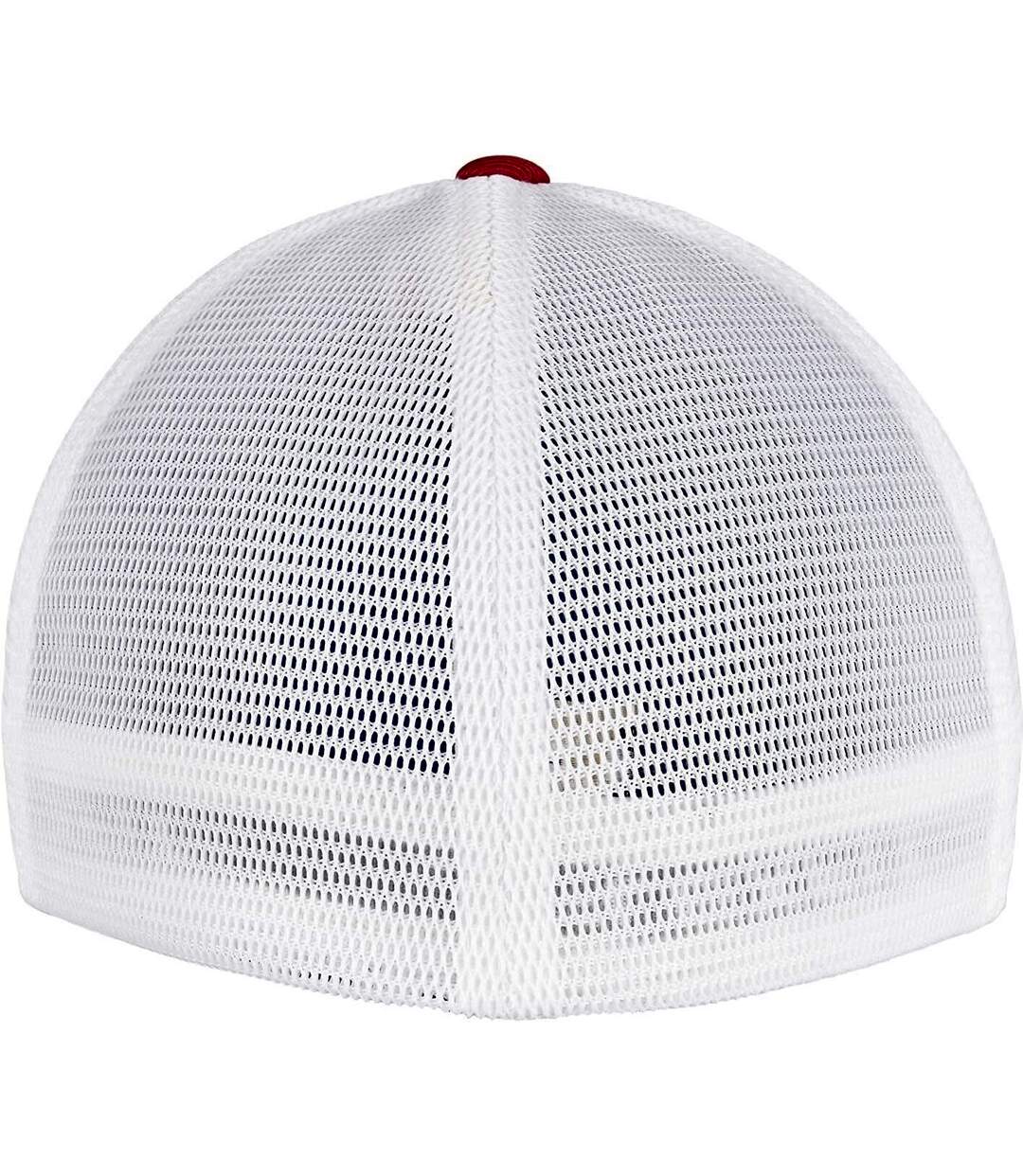 Casquette omnimesh adulte rouge / blanc Flexfit-2