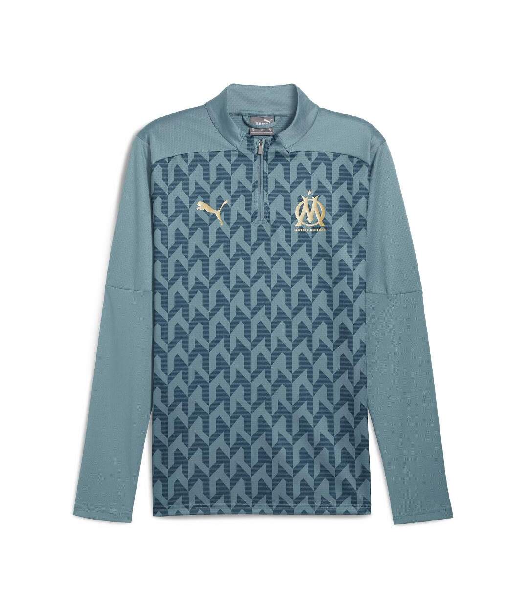 OM sweat 1/4 zip bleu homme puma 24/25-1