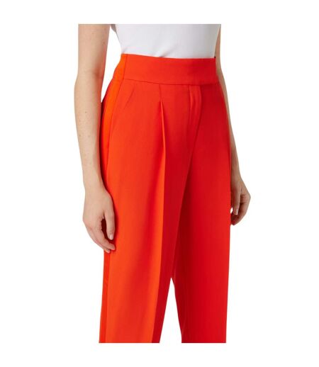 Womens/ladies Tiroko Regular Trousers Bright Orange Boss