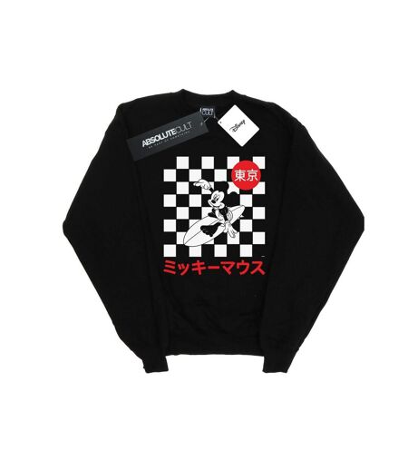 Disney Sweat-shirt de surf Mickey Mouse Femme/Ladies (Noir) - UTBI28270