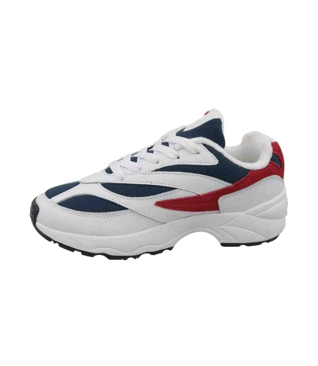 Baskets Femme Blanc Rouge Bleu Marine Fila-2
