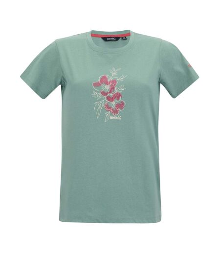 Womens/ladies Filandra Vx Bloom T-shirt Ivy Moss Regatta