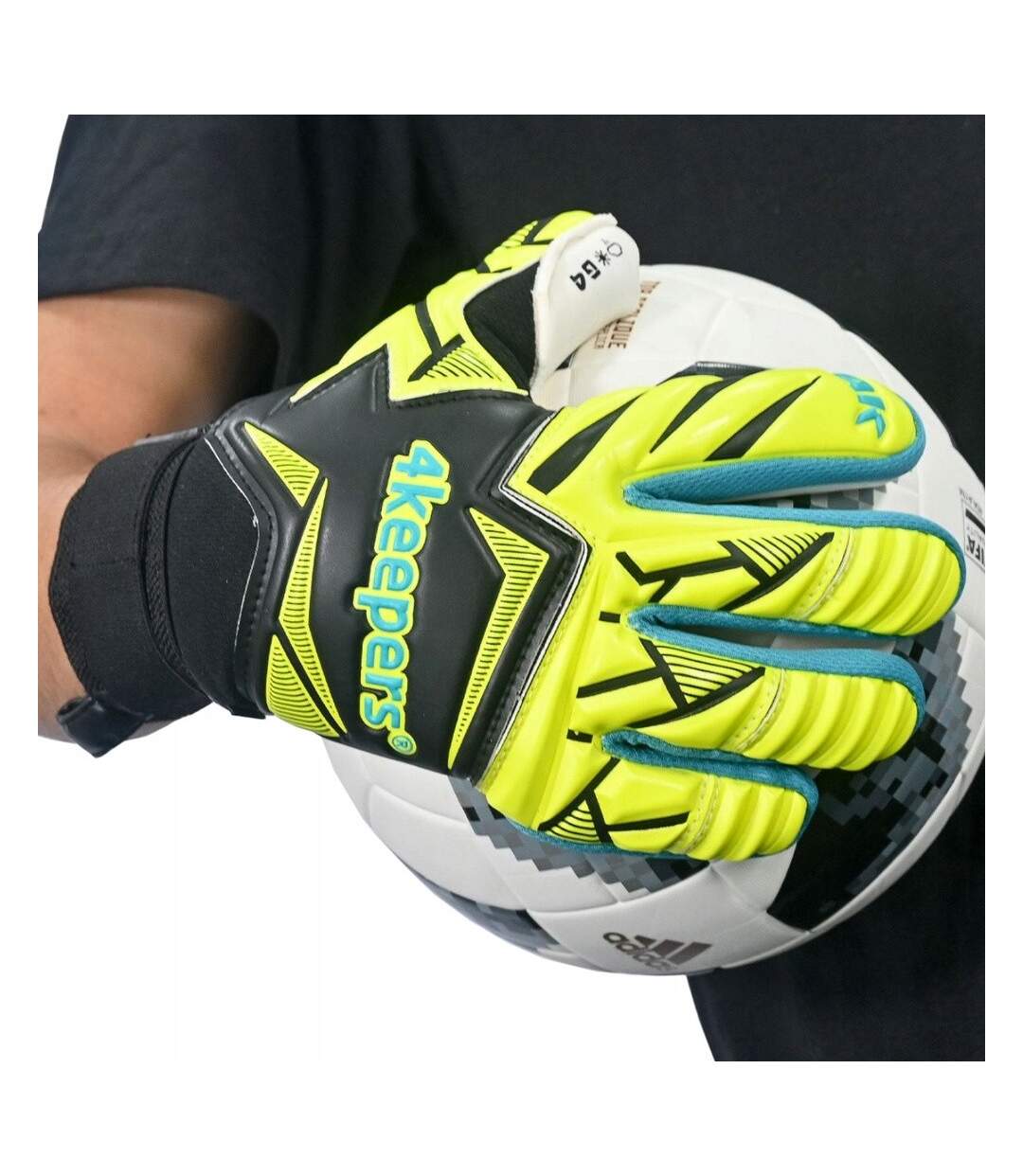 Childrens/kids Force V5.25 Wave Goalkeeper Gloves Multicoloured 4Keepers-4
