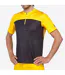Mens Sentiero Short-sleeved Cycling Jersey Black Yellow Bicycle Line-4