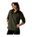 Veste Polaire Heidy Femme Kaki Foncé Regatta-1