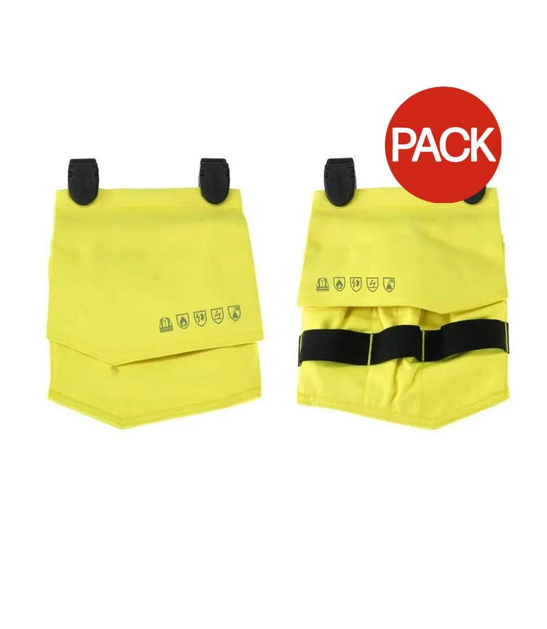 Pack Of 2  Accelerate Multisafe Holster Bag  One Size Hi Vis Yellow Mascot-1