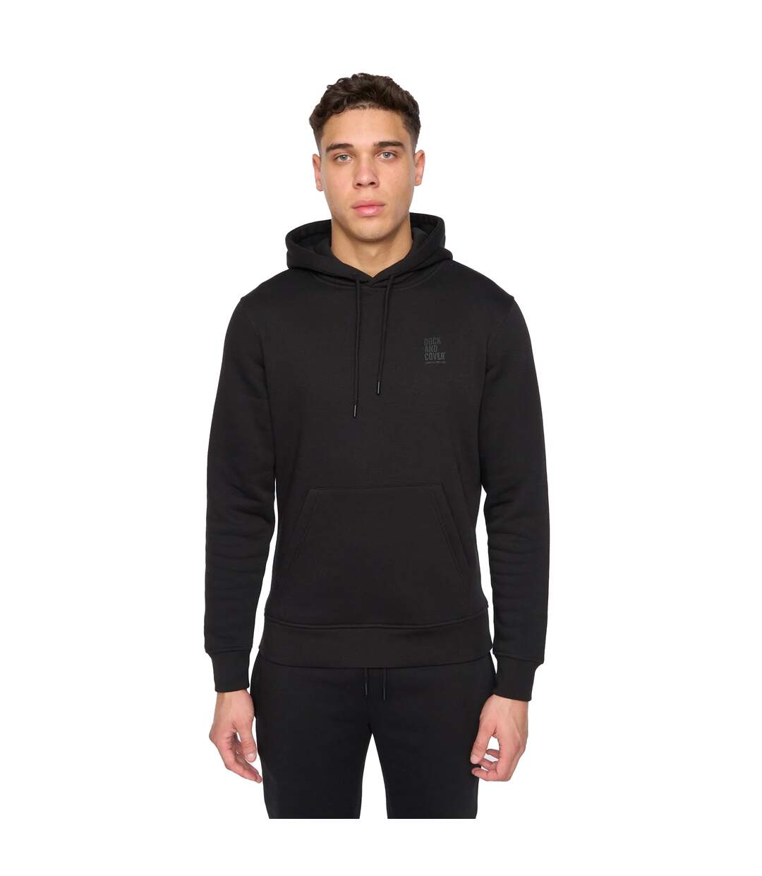 Mens Merchell Hoodie And Joggers Set Black Duck And Cover-3
