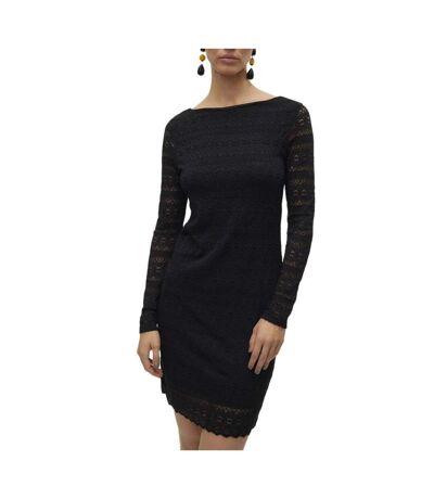 Robe noire femme vero moda zoé - l