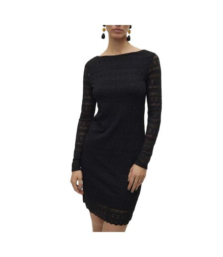 Robe noire femme vero moda zoé - l