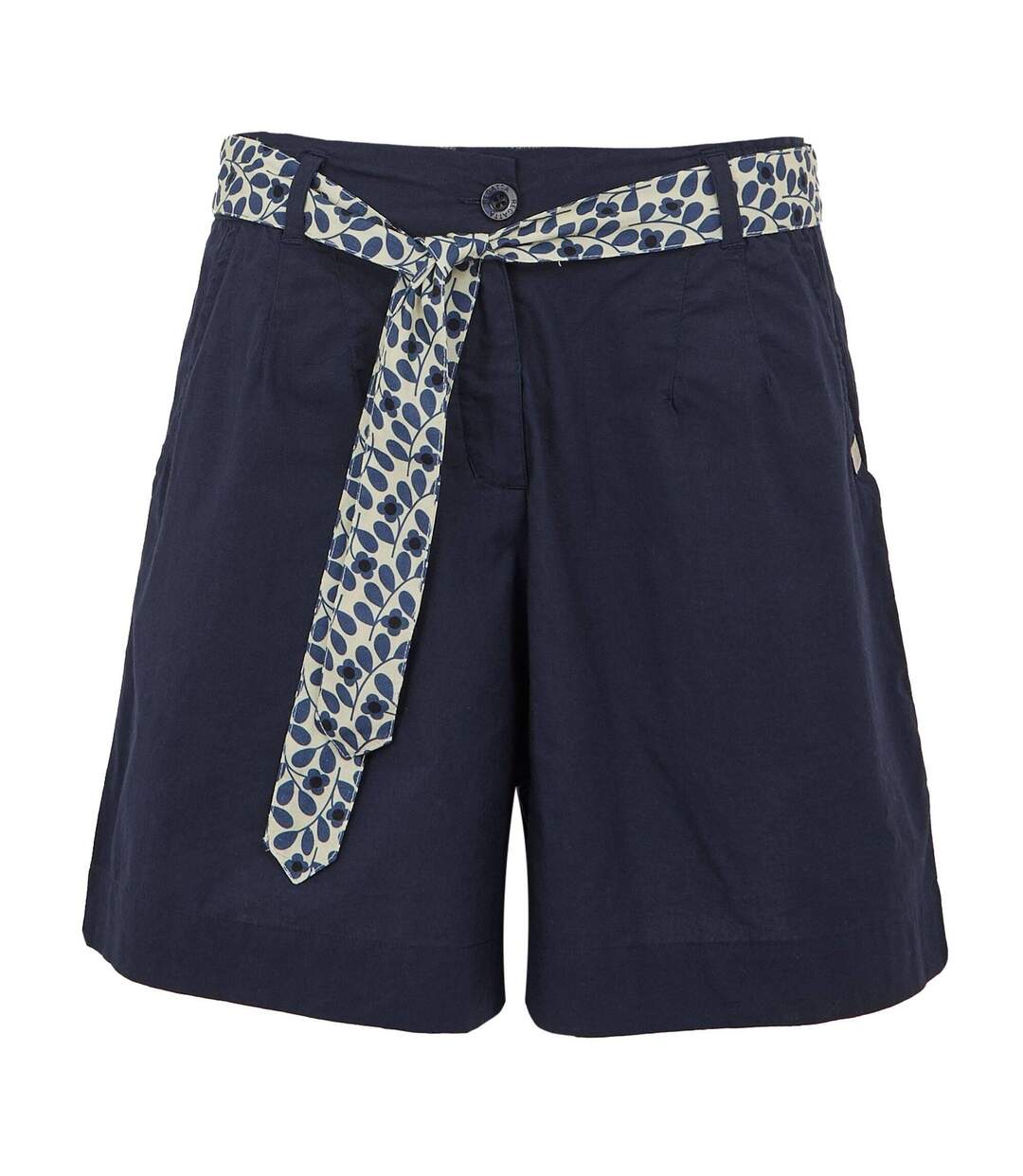Womens/ladies Orla Kiely Summer Ii Shorts Navy Regatta-2