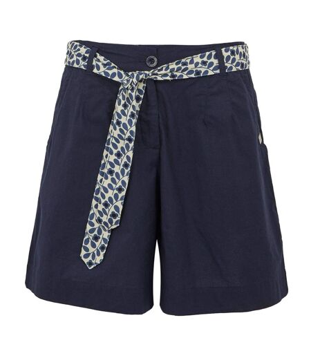 Womens/ladies Orla Kiely Summer Ii Shorts Navy Regatta