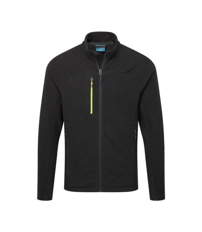 Mens Ev4 Textured Fleece Jacket Black Portwest