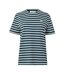 T-shirt Motif/style À Rayures Femme Vert Lacoste-1