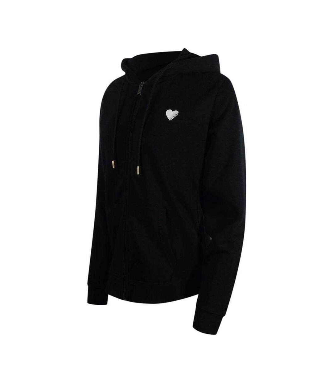 Veste À Capuche Manches Longues Femme Noir Love Moschino-3