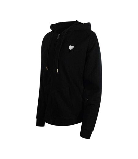 Veste À Capuche Manches Longues Femme Noir Love Moschino