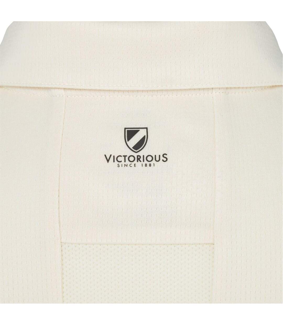 Mens Slaz Aero Logo Cricket Shirt Cream Slazenger-4