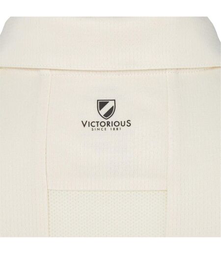 Mens Slaz Aero Logo Cricket Shirt Cream Slazenger