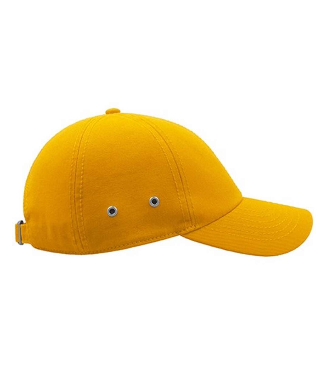 Casquette 6 panneaux action mixte jaune Atlantis-3