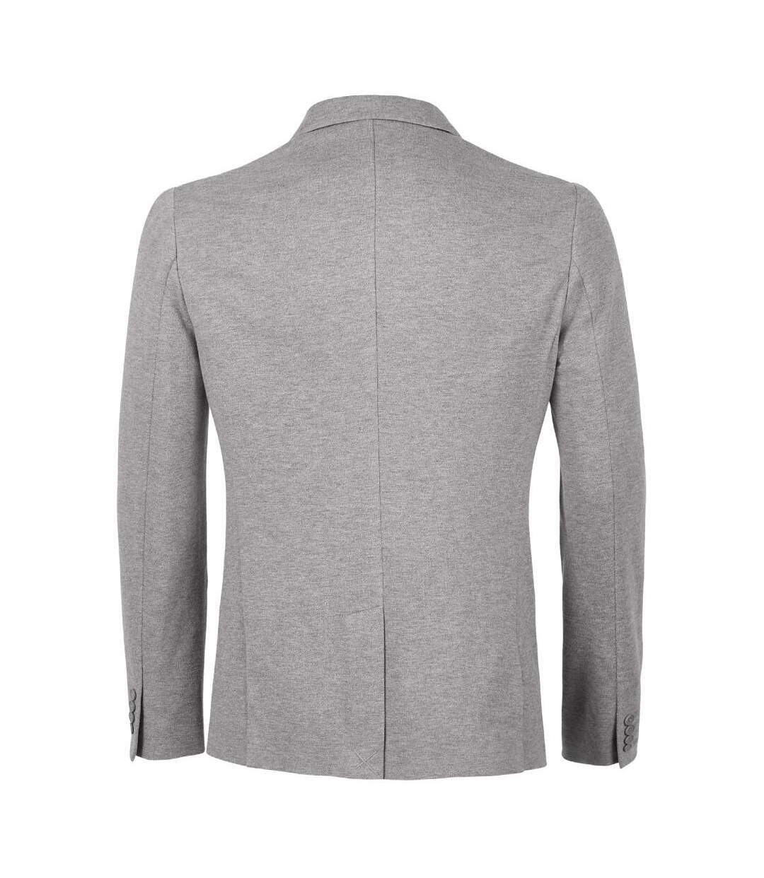 Blazer marcel homme gris chiné NEOBLU-2