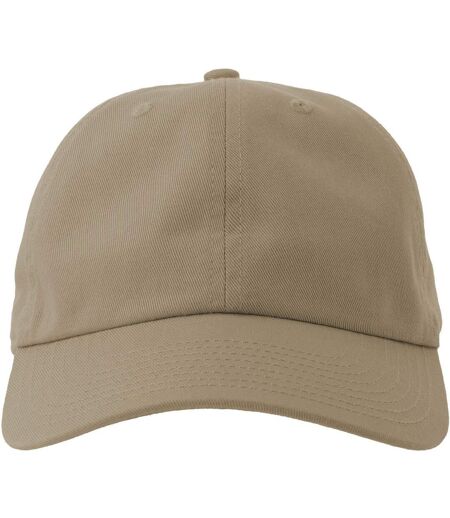 Casquette de baseball dad adulte beige gris Atlantis