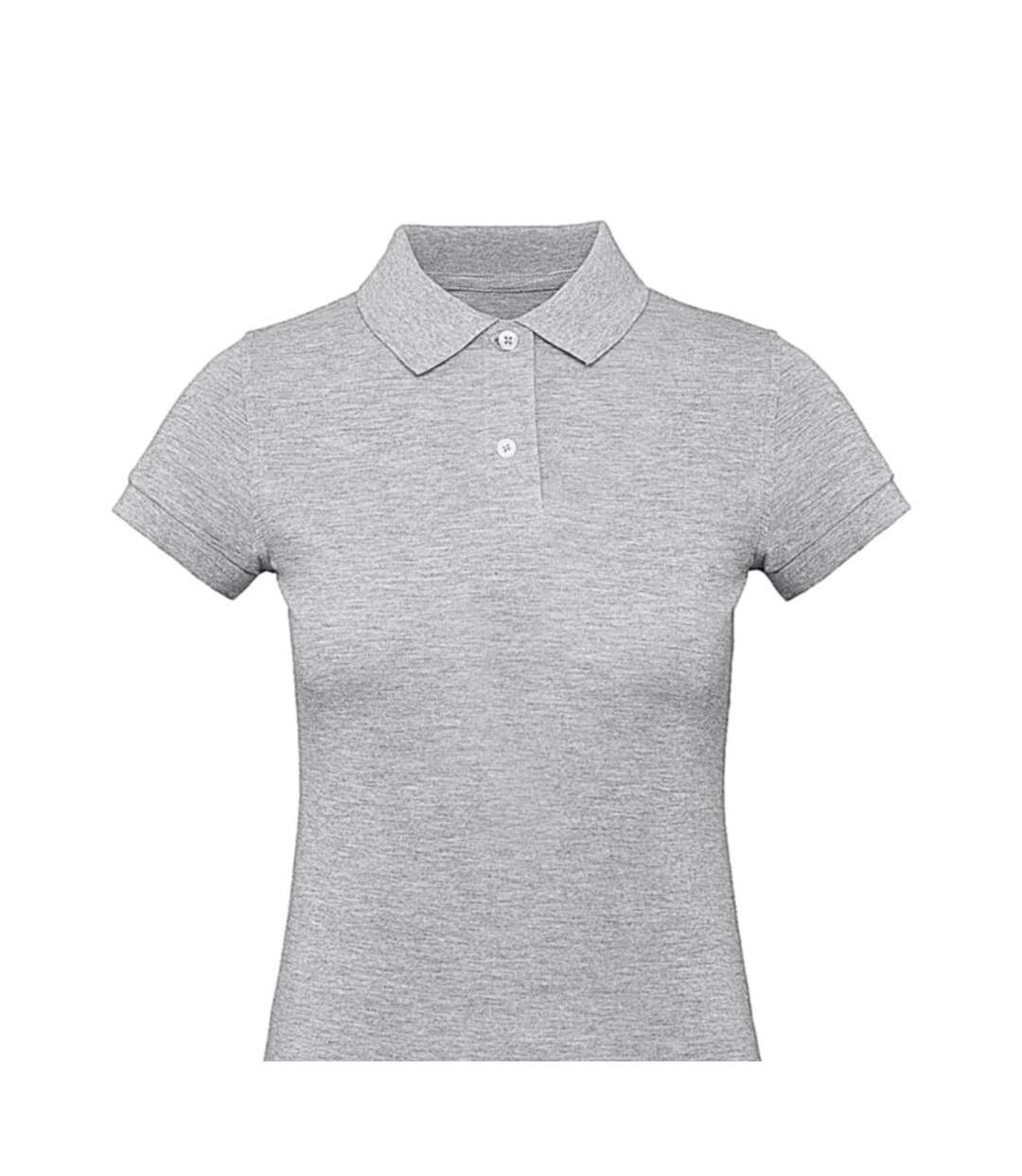 Polo Inspire Femme Gris Chiné B&C-2