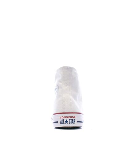 Baskets blanches mixte converse all star high