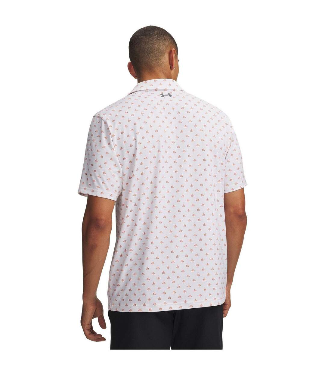 Polo Motif/style Crabe Matchplay Homme Blanc Bordeaux Foncé Under Armour-2