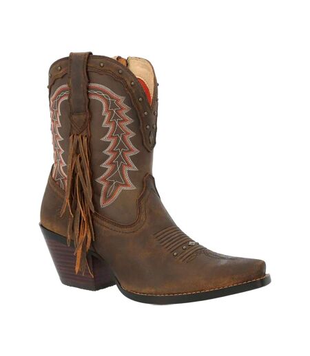 Bottines Santiags Crush Femme Marron Durango