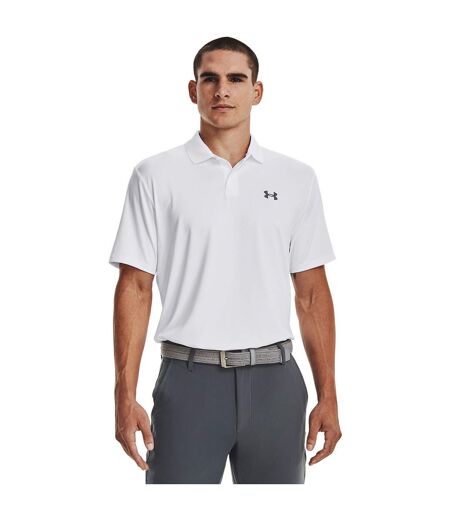 Polo homme blanc Under Armour