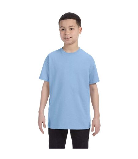 Gildan Childrens Unisex Heavy Cotton T-Shirt (Heliconia)