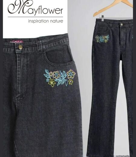 Jean Femme Mayflower Bleu Stone Stretch - Coupe Moderne
